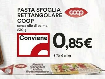 Coop Pasta sfoglia offerta