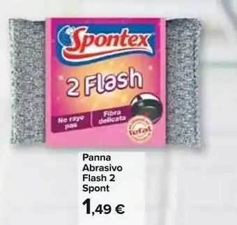 Carrefour Spontex Panna Abrasivo Flash 2 Spont offerta