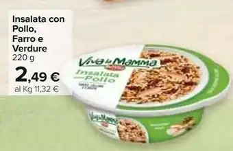 Carrefour Beretta Insalata Con Pollo, Farro E Verdure 220 G offerta