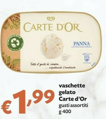 Pam Carte d'or Gelati algida offerta