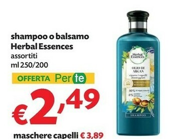 Pam Herbal Essences 8001841171197 Shampoo Per Capelli Donna Non Professionale 250 Ml offerta