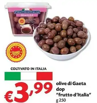 Pam Frutto D'Italia Olive Di Gaeta DOP offerta