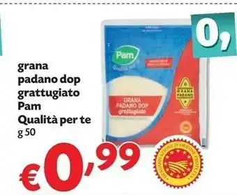 Pam Grana Padano Pam Dop Grattugiato offerta