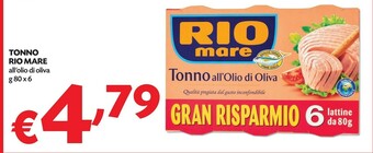 Pam Rio Mare Tonno Rio mare offerta
