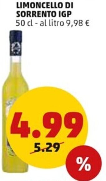 PENNY Limoncello Di Sorrento IGP 50 cl offerta