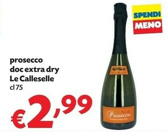 Pam Le Calleselle Prosecco DOC Extra Dry offerta