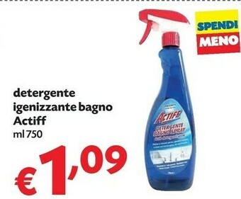 Pam Actiff Detergente Igienizzante Bagno offerta