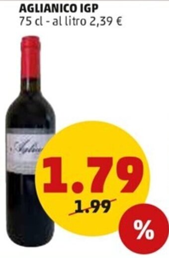 PENNY Aglianico IGP 75 cl offerta