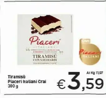 Crai Crai - Tiramisu Piaceri Italiani 300 G offerta
