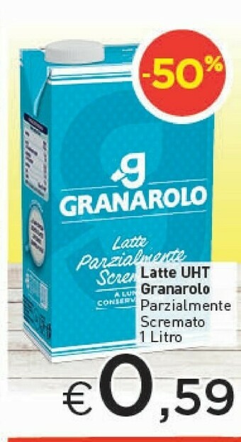 Crai Granarolo Latte UHT Parzialmente Scremato A Lunga Conservazione 1000 G(ml) offerta
