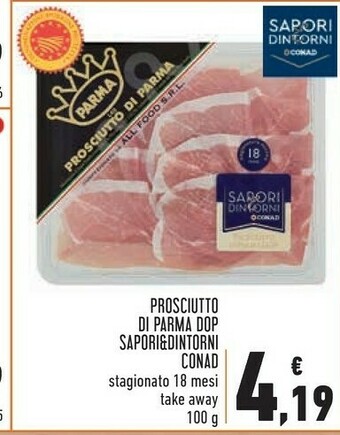 Conad Sapori Prosciutto di Parma offerta