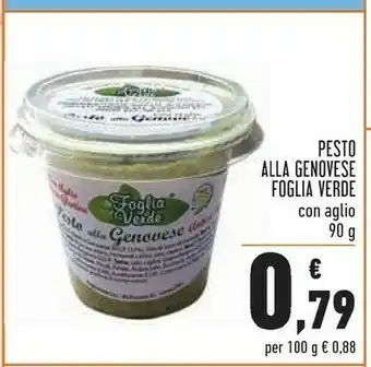 Conad Foglia verde Pesto offerta