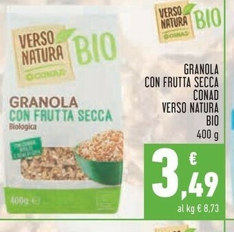 Conad Natura bio Frutta secca offerta