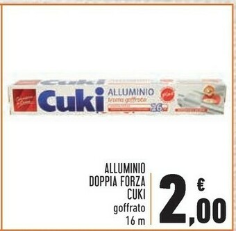 Conad Cuki Carta stagnola offerta