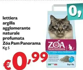 Pam Pam Lettiera Argilla Agglomerante Naturale Profumata Zoa offerta