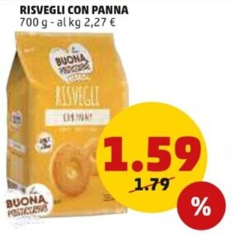 PENNY Buona Pasticceria Risvegli con Panna 700 g offerta