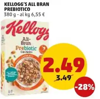 PENNY Kellogg's All Bran Prebiotico 380 g offerta