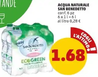 PENNY San Benedetto Acqua Naturale 6 pz 6 l offerta