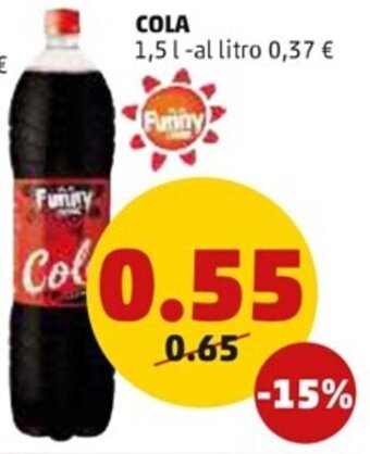 PENNY Cola 1,5 l offerta