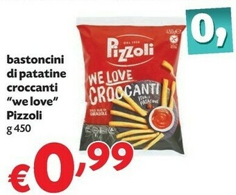 Pam Pizzoli Bastoncini Di Patatine Croccanti "We Love" offerta