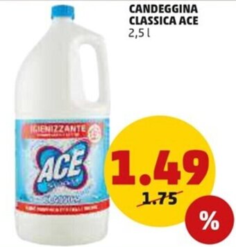PENNY Ace Candeggina Classica 2,5 l offerta