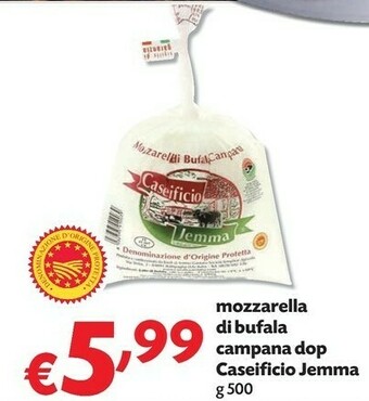 Pam Caseificio Jemma - Mozzarella Di Bufala Campana offerta