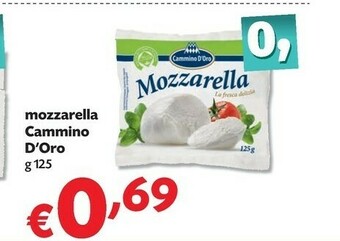 Pam Cammino d'oro Mozzarella offerta