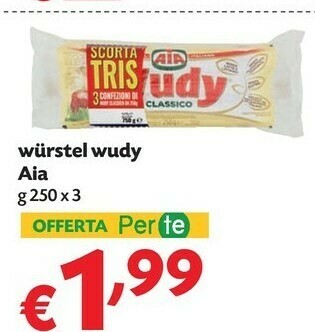 Pam Aia Wurstel offerta