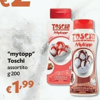 Toschi Mytopp Guarnizione Di Fragola 200 G(ml)