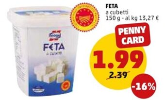 PENNY Feta a cubetti 150 g offerta
