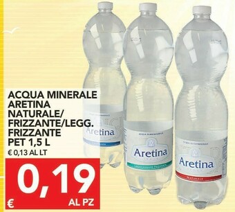 TuoDi Aretina - Acqua Minerale Naturale Frizzante 1500 g(ml) offerta