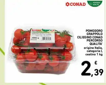 Spazio Conad Pomodoro a grappolo ciliegino conad pecorso qualita offerta