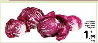 Spazio Conad Radicchio tondo rosso offerta