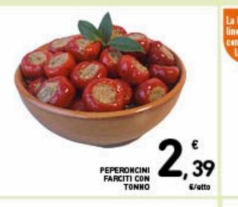 Peperoncini farciti con tonno