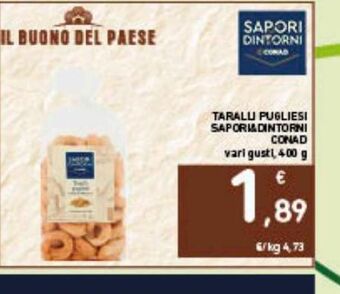 Spazio Conad Taralli pugliesi sapori & dintorni conad offerta
