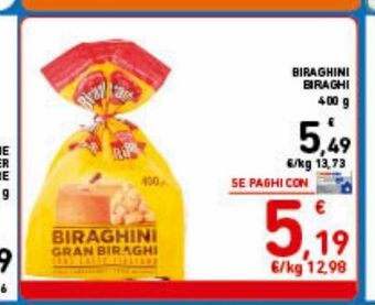 Spazio Conad Biraghini biraghi 400 g offerta