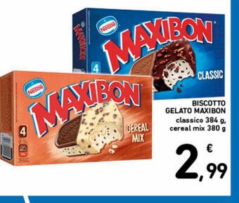 Spazio Conad Biscotto gelato maxibon offerta