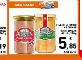 Spazio Conad Filetti di tonno às do mar offerta