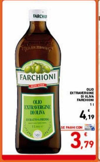 Spazio Conad Olio extra vergine di oliva farchioni offerta