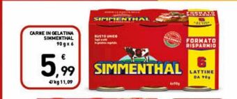 Spazio Conad Carne in scatola simmenthal offerta