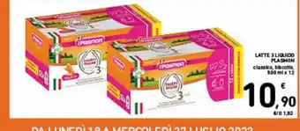 Spazio Conad Latte 3 liquido plasmon offerta