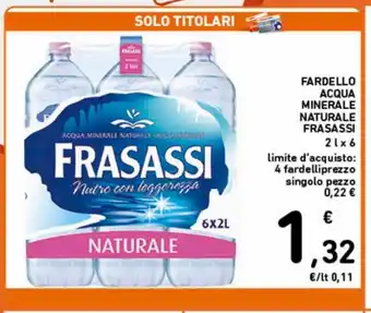 Spazio Conad Fardello acqua frasassi offerta