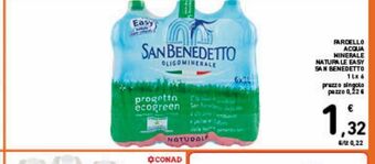 Fardello acqua san benedetto