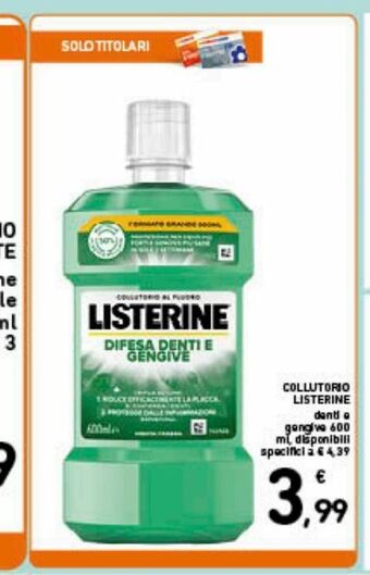 Spazio Conad Colluttorio listerine offerta