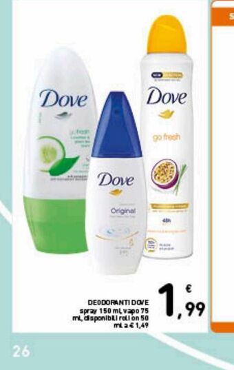 Deodorante dove