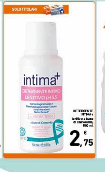 Detergente intima+