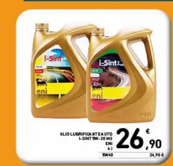 Olio lubrificante