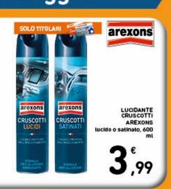 Spazio Conad Lucida cruscotti arexons offerta