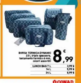 Spazio Conad Borsa termica dynamic offerta