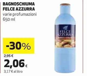 Coop Bagnoschiuma felce azzurra offerta